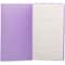 JAM Paper Purple Wallet Size Business Card Book, 12ct.
